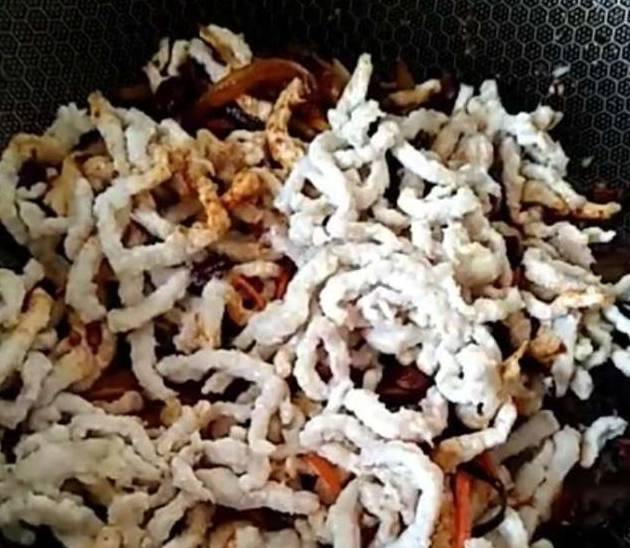 鱼香肉丝这么炒,老婆这一顿饭只吃这菜_再下_配料_胡萝卜