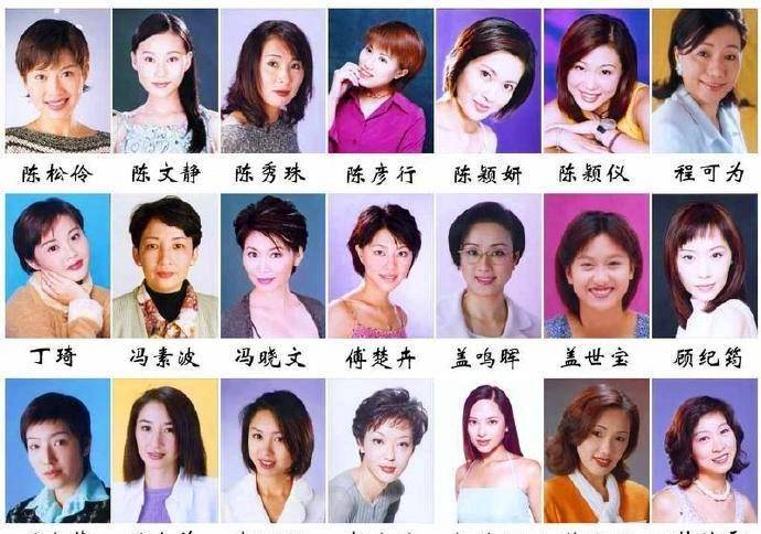 香港tvb女演员名单大全图片