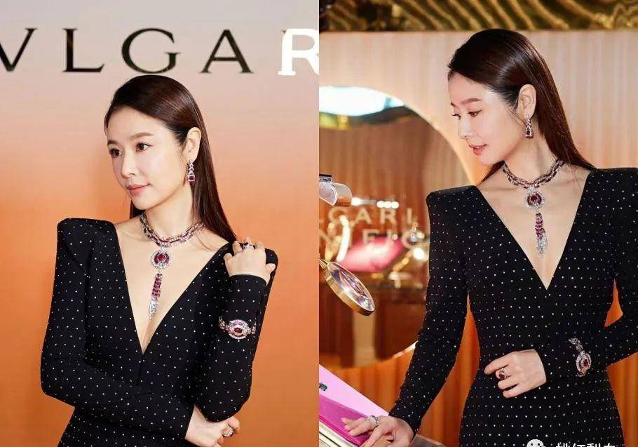前段时间,林心如在宝格丽珠宝展上的一身look,美到出圈.