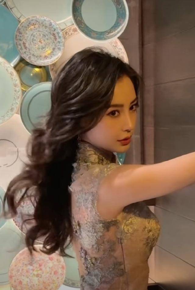 angelababy英国走红毯,生图又黑又瘦皮肤松弛,海量合影曝光!