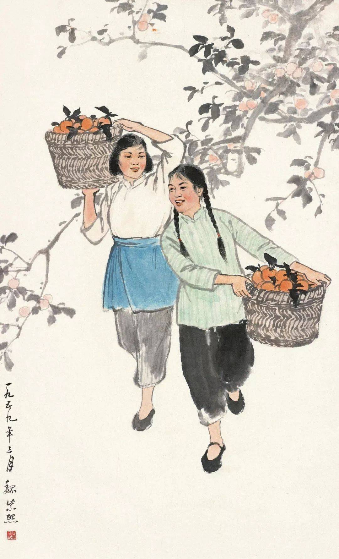 名落孙山,后由南开历史系转入中央美院,毕业答辩会上画了张《文姬归汉
