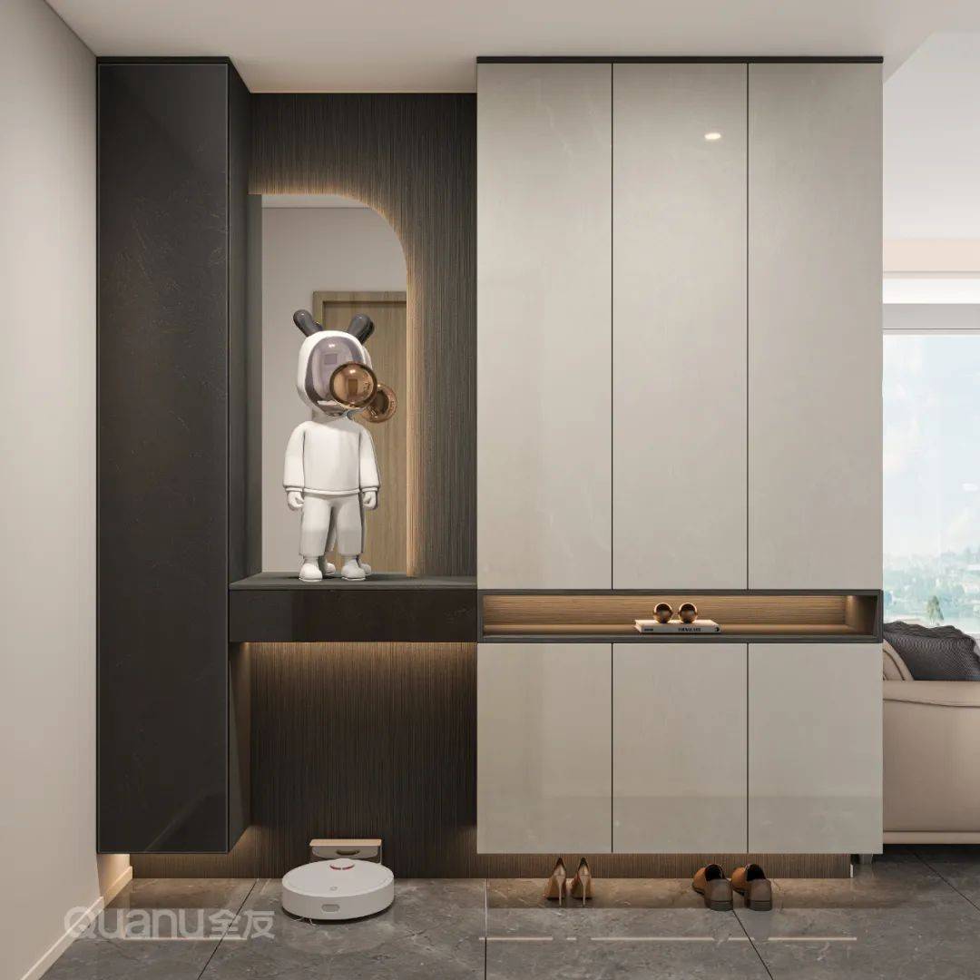 鎏金质感优雅灵动;设计亮点:设计师和兰女士沟通后,决定选用"星时代