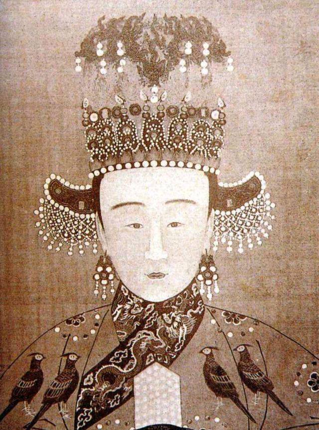 明朝十八位皇后画像:元朝皇后圆脸,清朝皇后锥子脸,你看明朝?