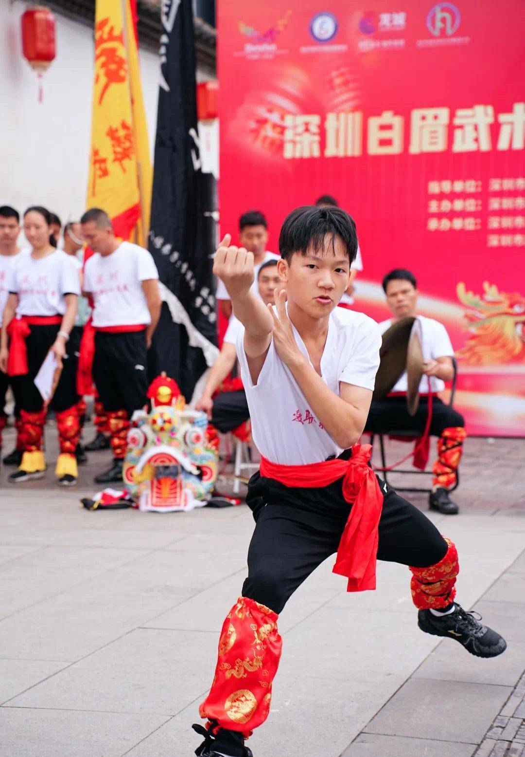 白眉拳 舞麒麟!深圳这一文化传承活动项目启动_武术_发展_体育