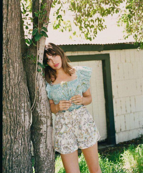 看看这些碎花上衣,有没有心水的_造型_服装_牛仔裤