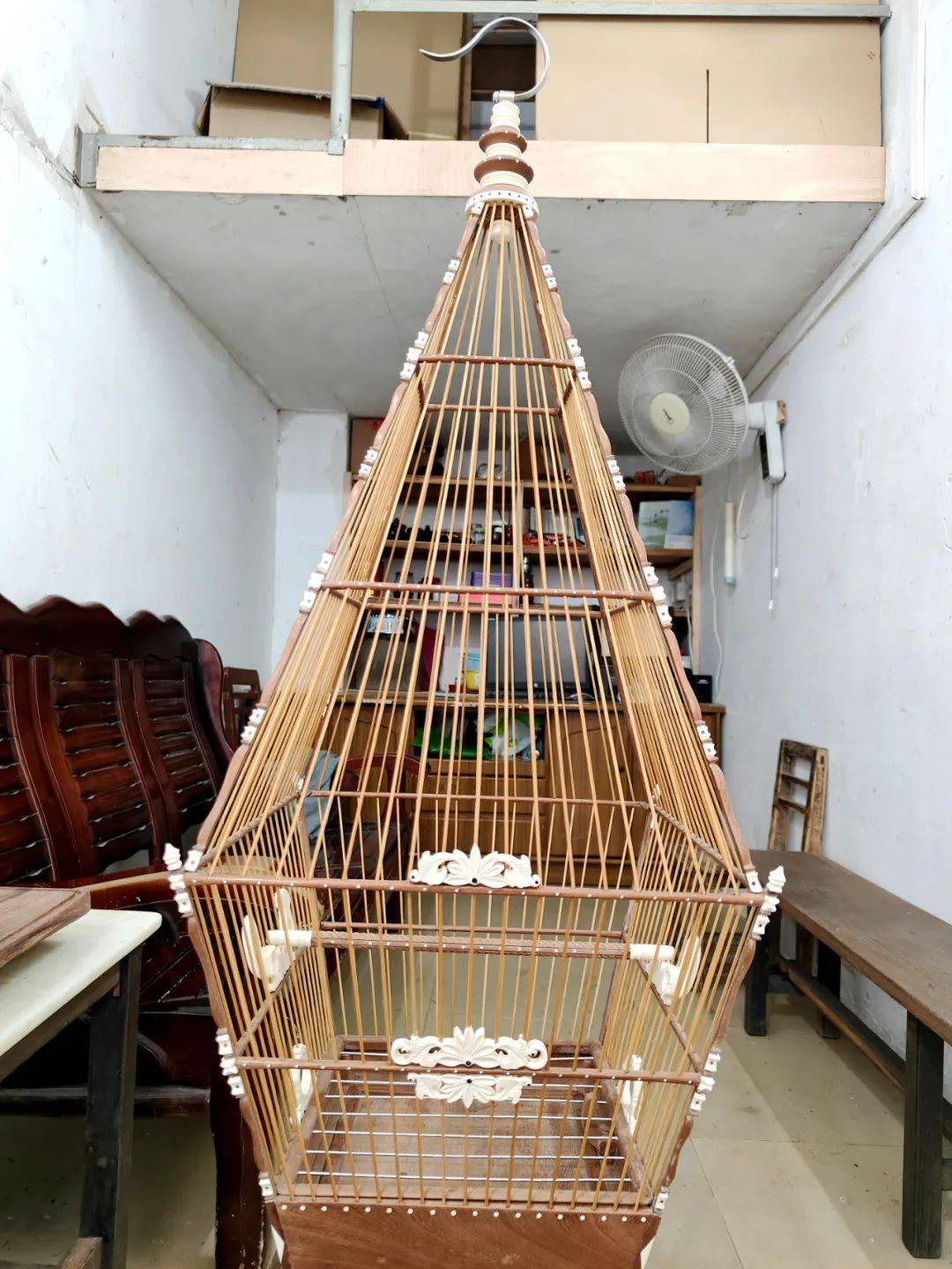 走向世界的沙河鸟笼在传承中发展创新!67_李益成_高冠笼_工艺品