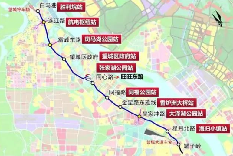 长沙地铁4号线延长线图片