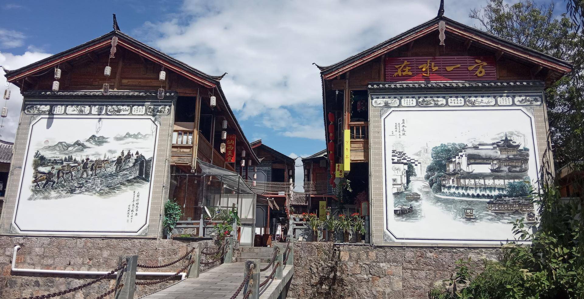 云南这个古镇,有着与丽江相媲美的景色,可惜却是少为人知_民居_龙潭