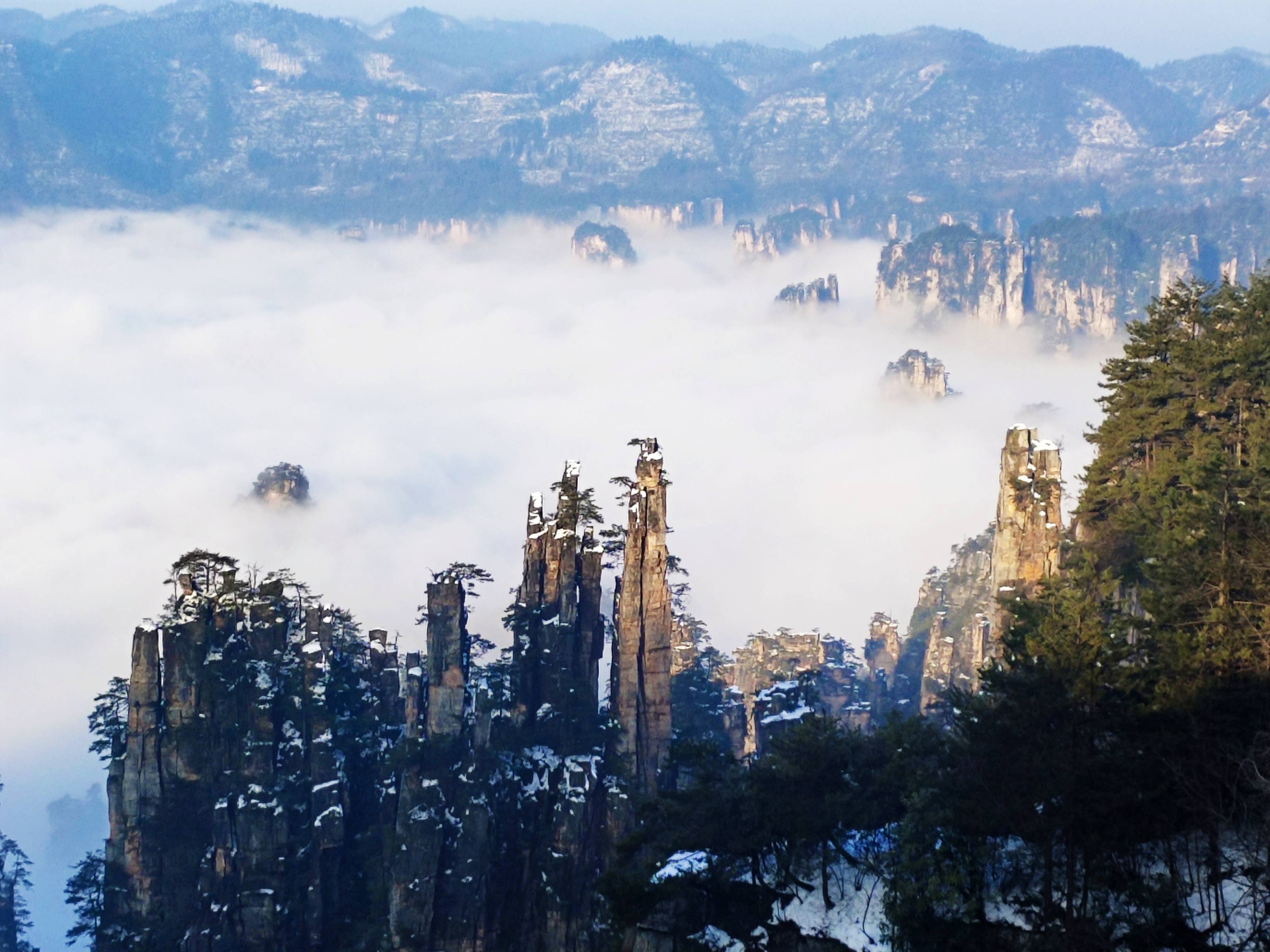 张家界的全部风景图片图片