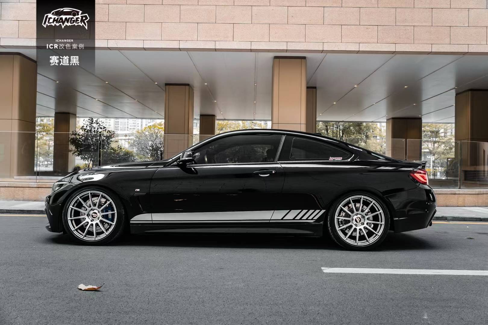 宝马3系icr改色膜赛道黑,带给你最纯粹的黑色_搜狐汽车_搜狐网