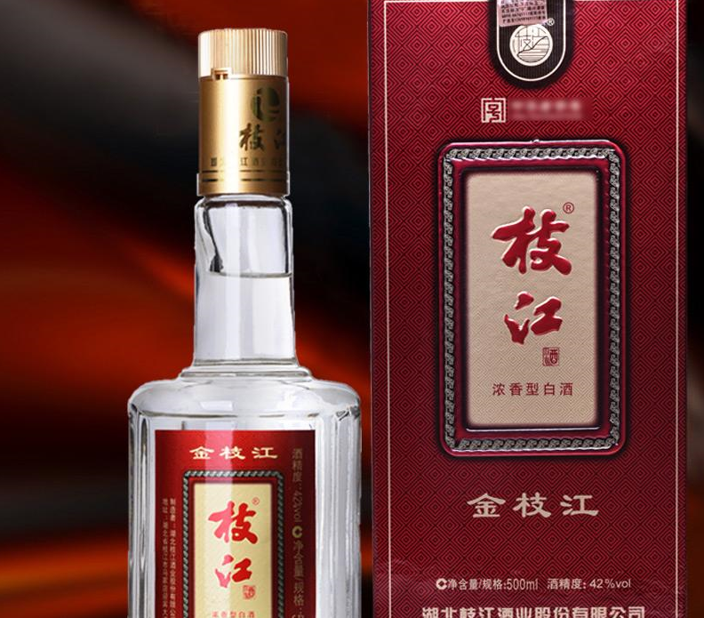 在市场上是很常见的一种白酒,其中枝江大曲是很常见的,枝江大曲虽然