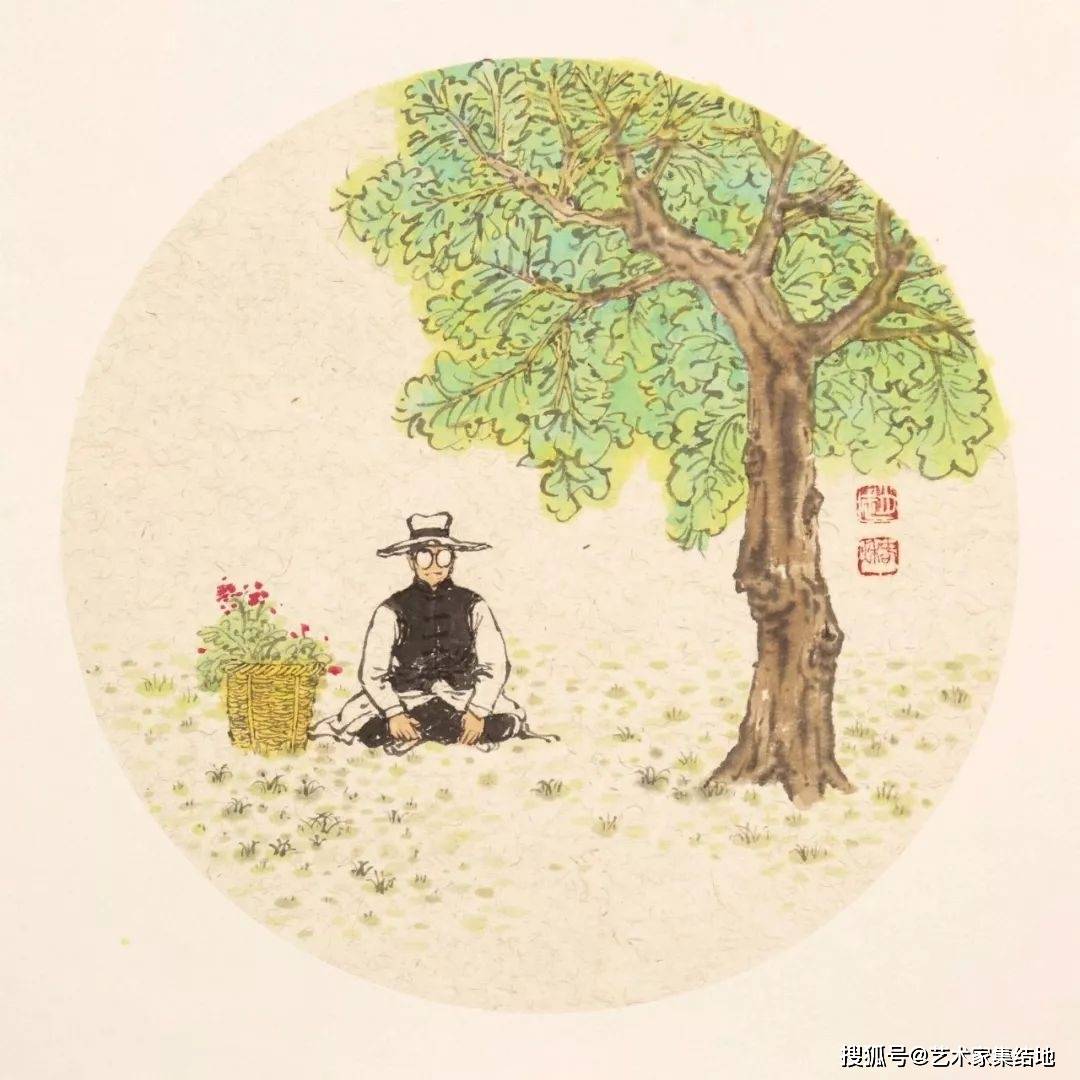 著名画家赵春秋百幅经典人物国画小品欣赏