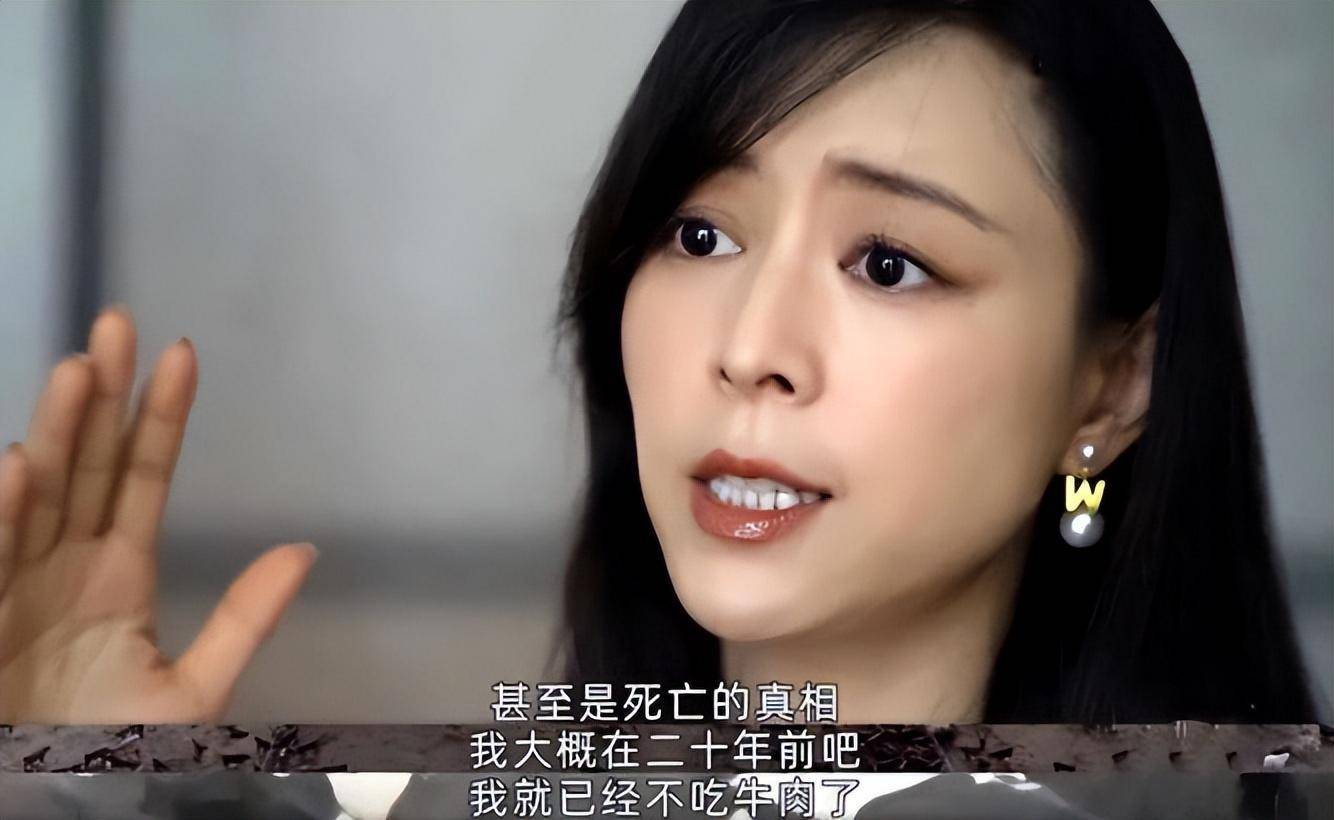 人前一套人后一套,表面上"素食主义者",实则无肉不欢的明星们_张静初