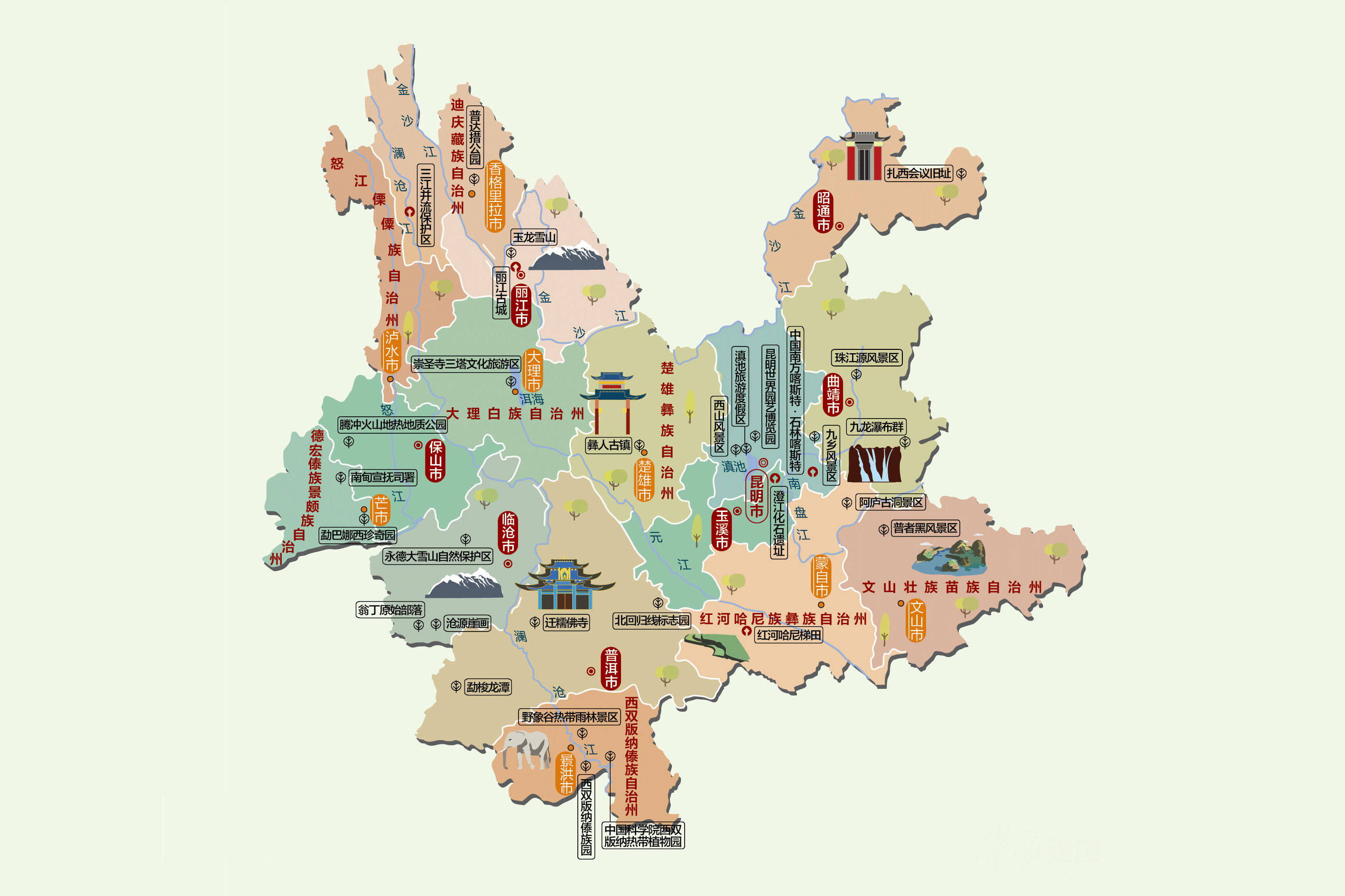 云南旅游指南,人均1580超详细行程安排 赶紧收藏起来!