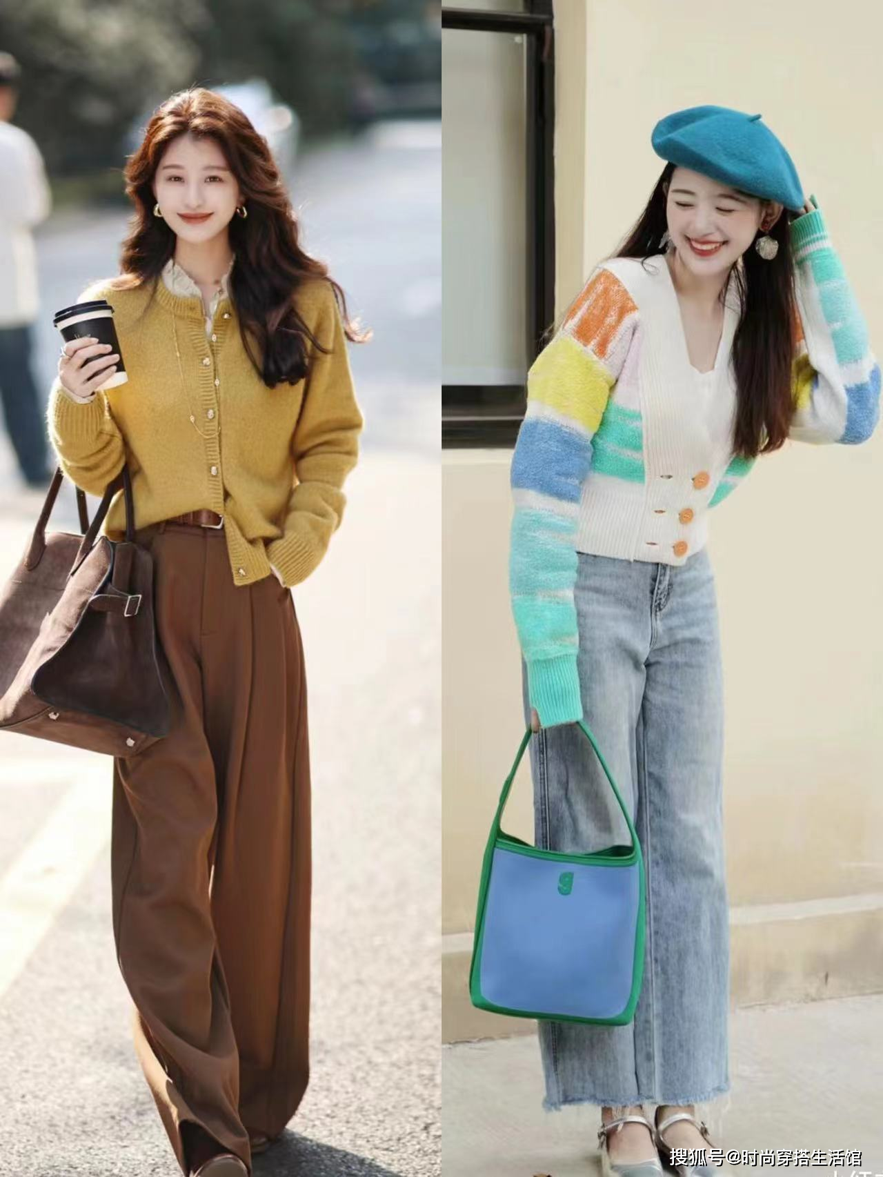 想利用经典的款式穿出新意感,关键就在于要巧用穿搭技巧,利用露肤感