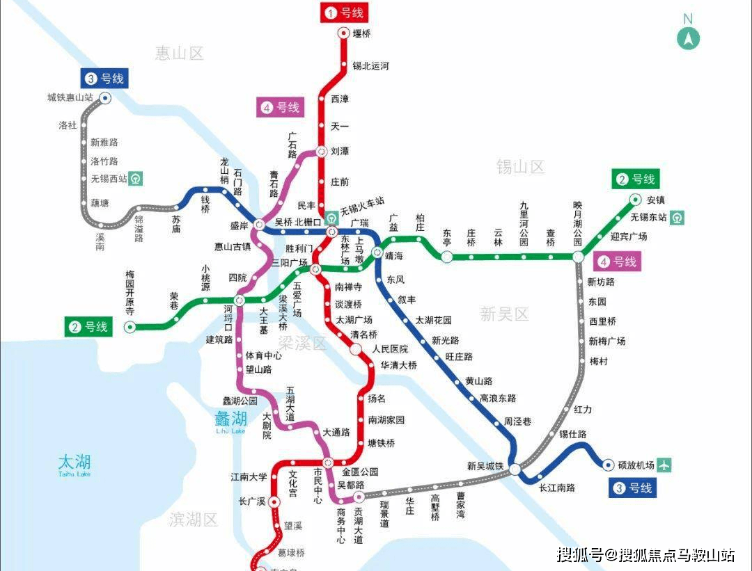 无锡地铁线路图查询图片