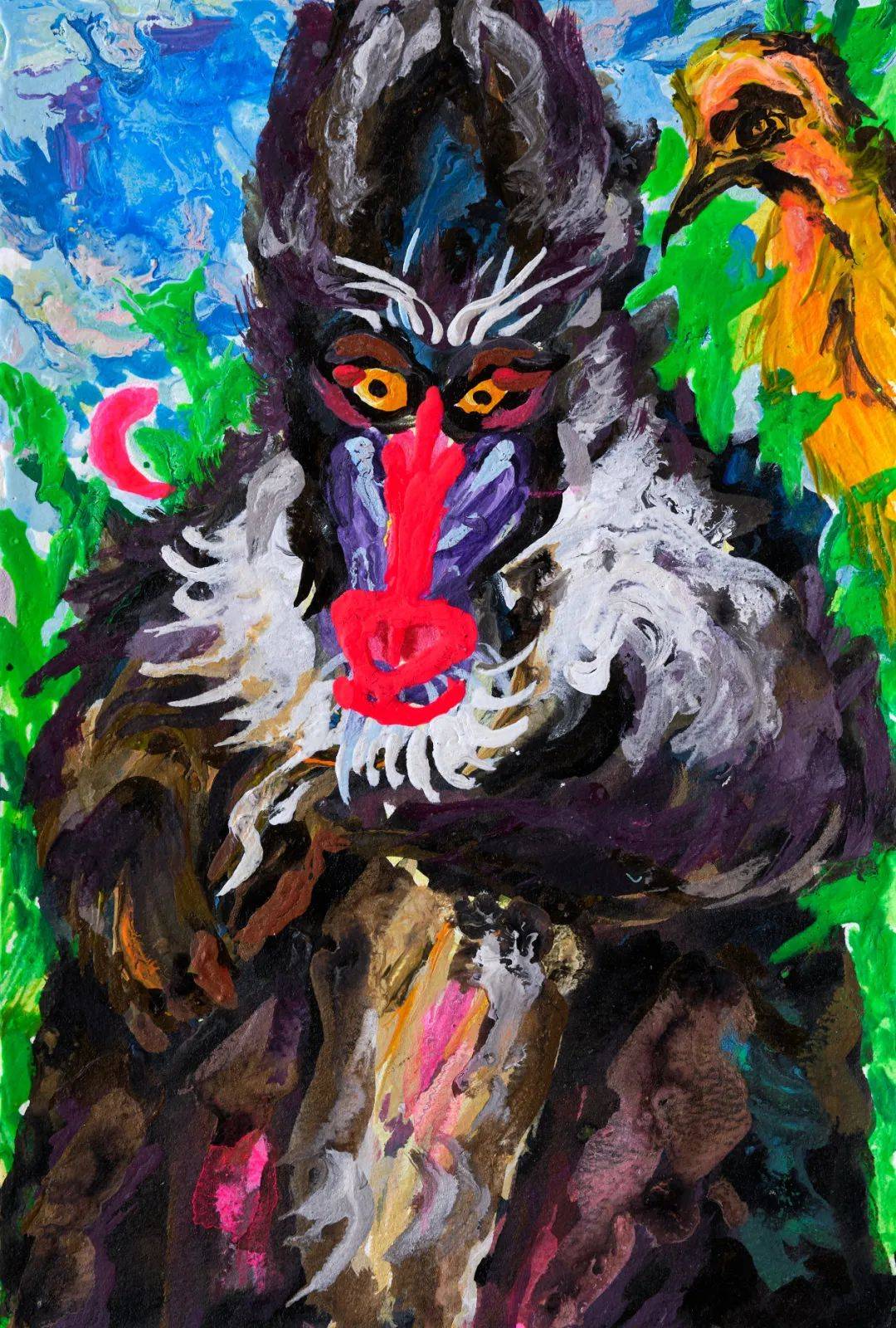 法国巴黎大皇宫"art capital 国际艺术展":艺术家 卢云_cm_自由_丙烯