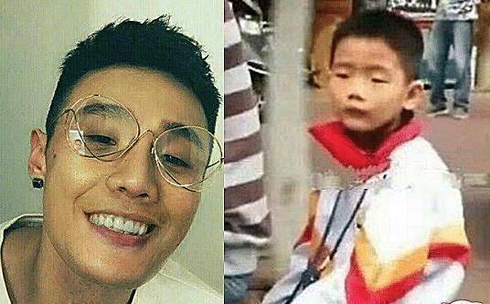 从这张照片中就可以看到,这个小男生跟李荣浩长得真的是有90%的相似