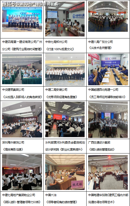 姚光林老师2月23日辽宁某装饰工程公司《项目经理魅力