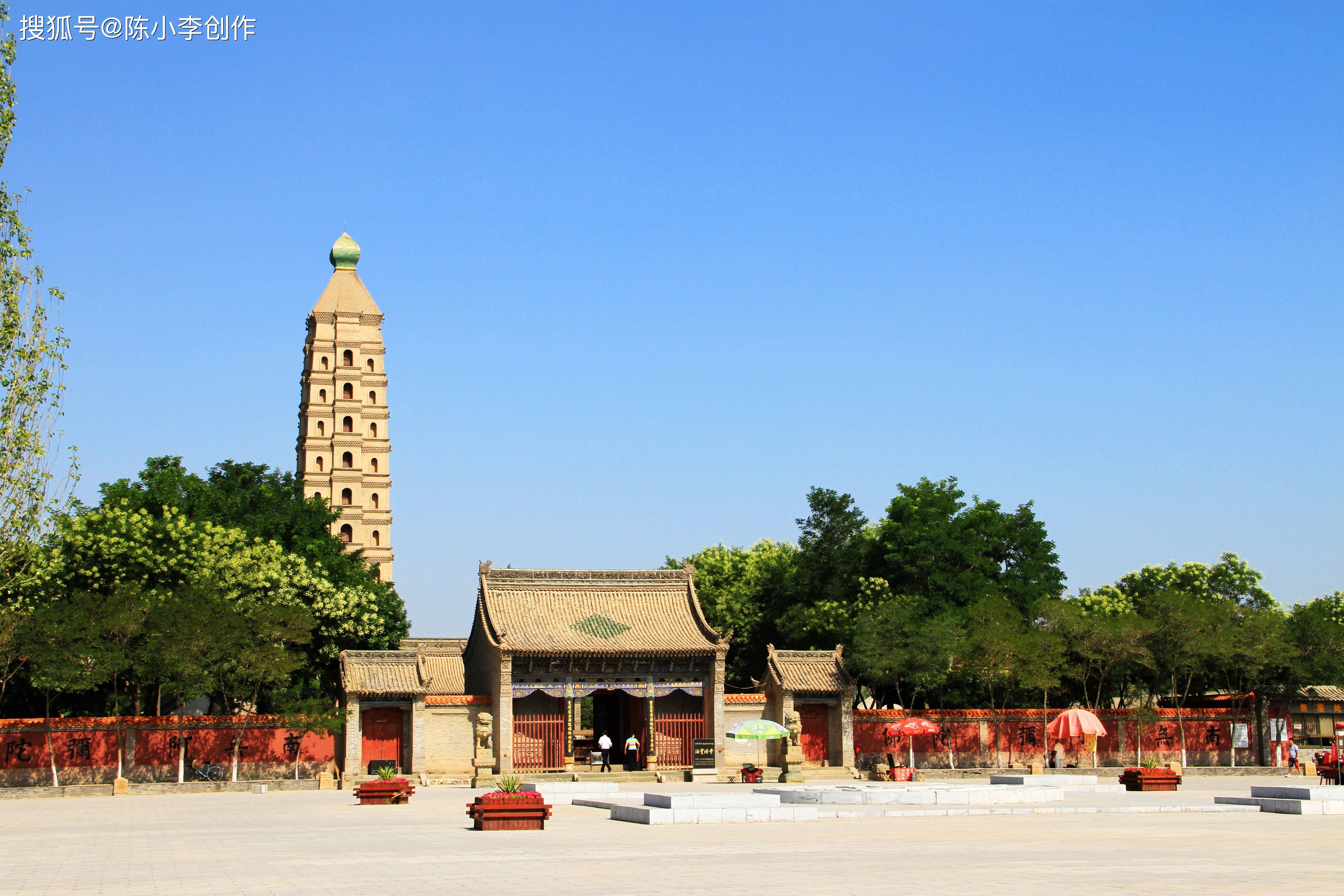承天寺:西夏三大佛寺之一,宁夏最高之砖塔,有史以来近千年.