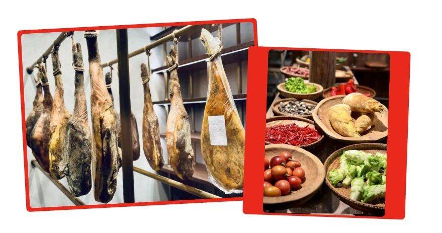 翻看菜单,会看到很多熟悉的非遗元素:树番茄景洪雪燕,版纳折耳根牛舌