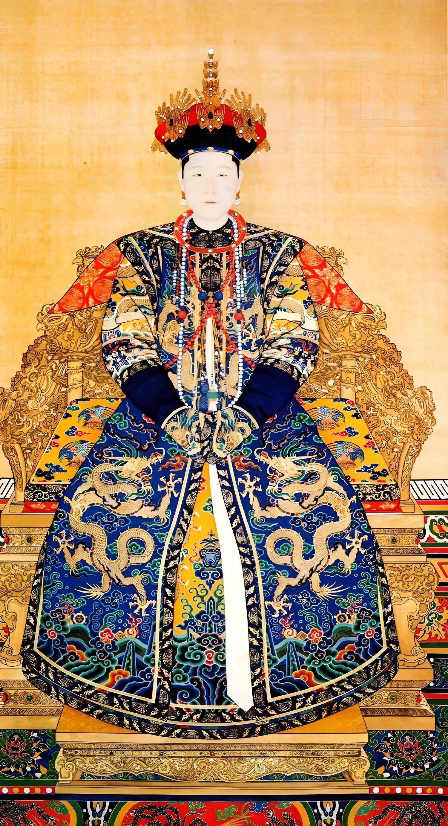 清朝历代皇后画像大全集:乾隆,溥仪的皇后最好看,默默同情光绪_婚配
