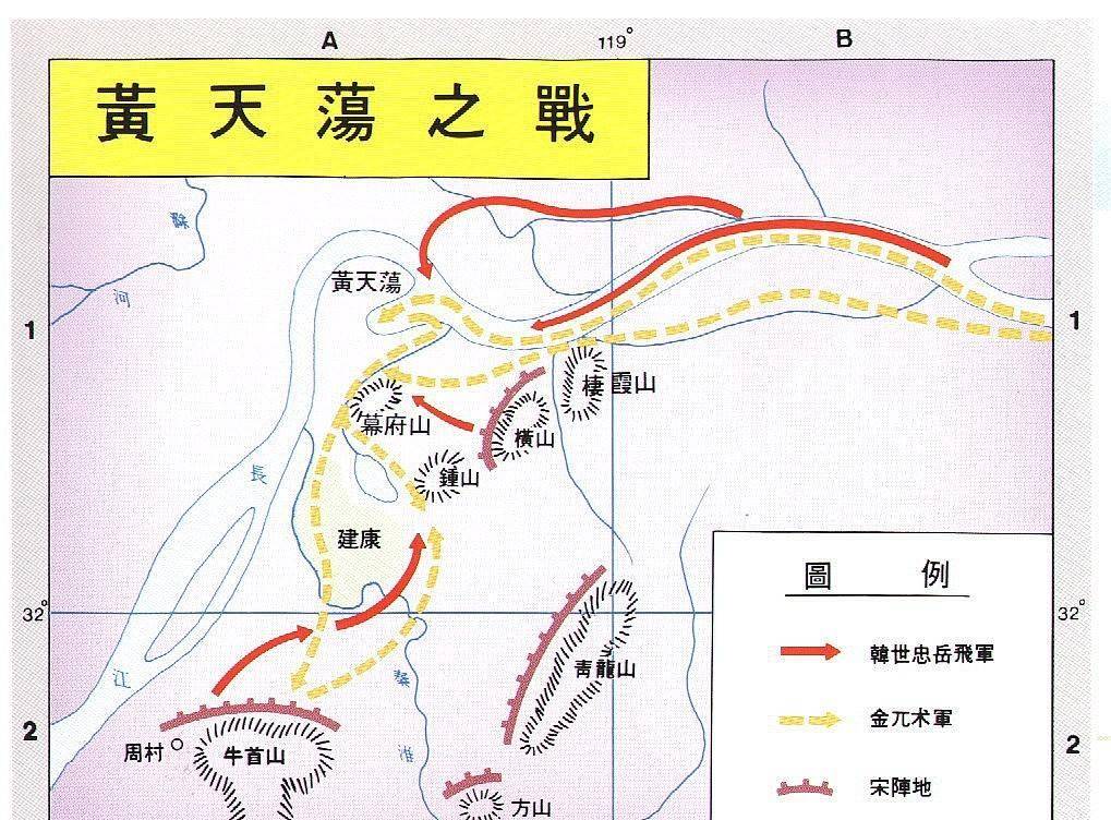 完颜宗弼没有办法,只能转道前往建康,行至黄天荡一夜掘渠30余里连通了