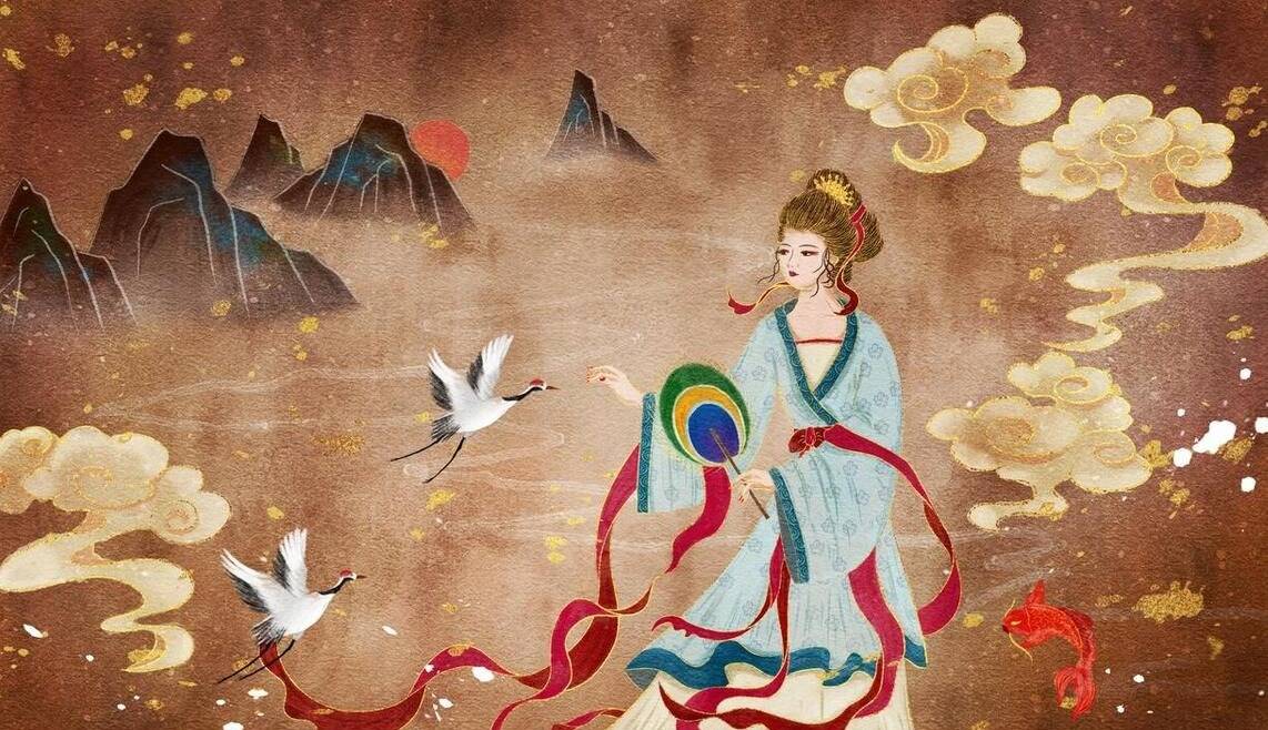 在远古时代,共工与祝融大战,共工败北后怒撞不周山,导致天柱折断,天穹