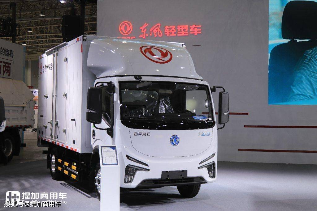 续航里程达345公里?东风凯普特e星电动轻卡实拍,这配置真不错