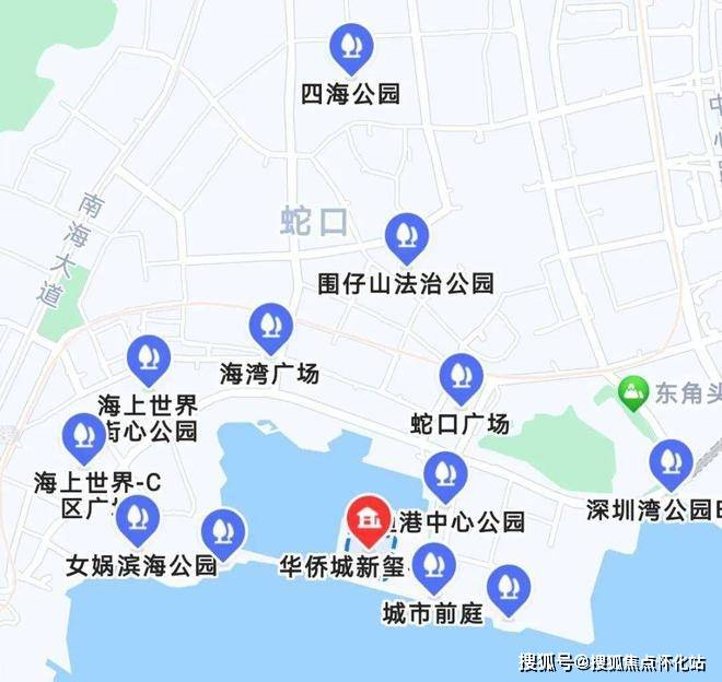 8公里- 防波堤公園:距離635米- 城市前庭:距離440米- 女媧濱海公園