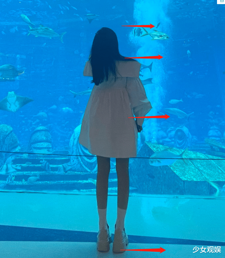 鞠婧祎去三亚晒美照,身高仿佛开了拉长效果,有没有p图很显然_照片