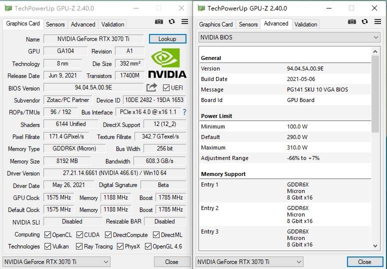 索泰rtx 3070 ti x-gaming oc评测_散热_频率_配备了