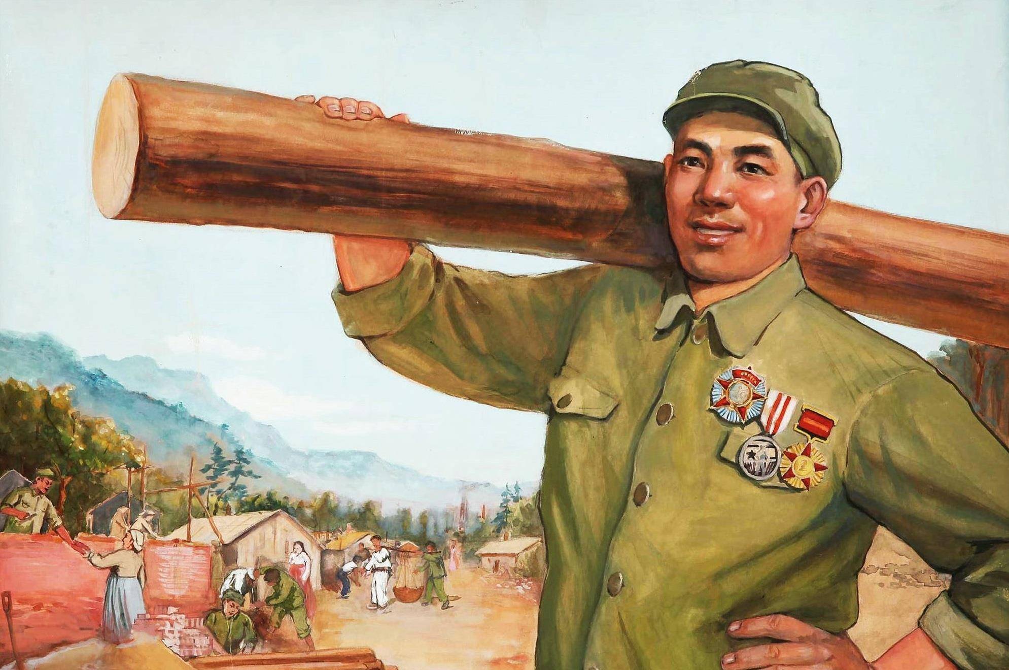 怀旧50年代抗美援朝宣传画,极大鼓舞了中国人民的斗志_创作_志愿军