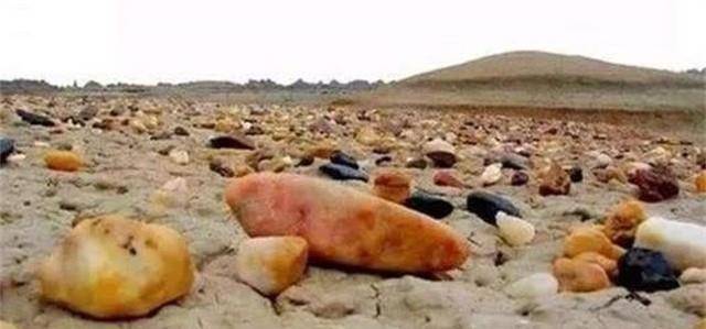 内蒙古干涸湖布满"五彩石",无人识货遭人捡拾,三年损