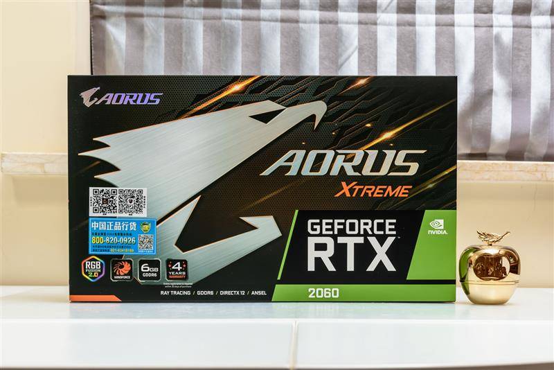 技嘉aorus rtx 2060测试_散热_高度_部分
