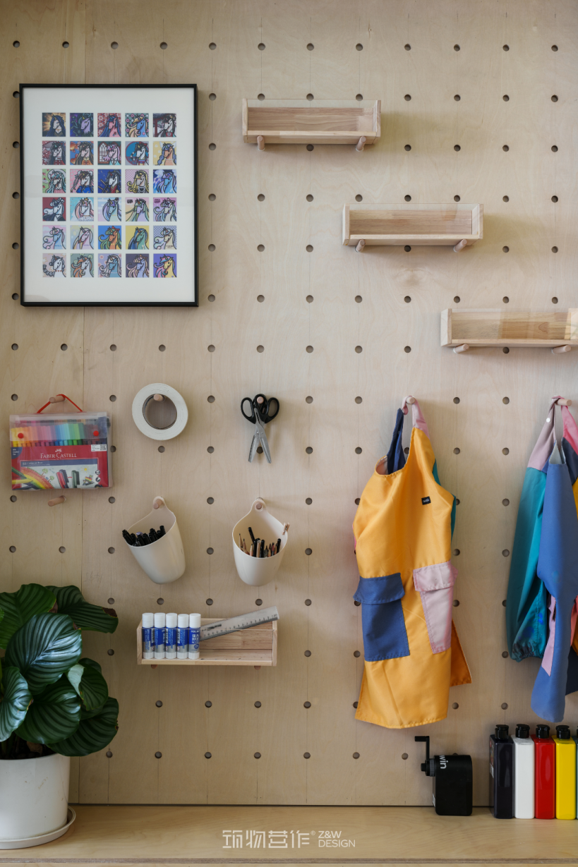 筑物营作 | 白幕画室300㎡少儿艺术培养基地,让孩子像艺术家一样去