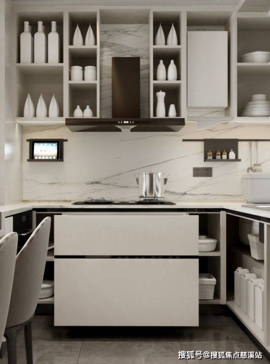 分类收纳(日常用品/清洁用品/洗漱用品等)74厨房:吊柜地柜分类收纳