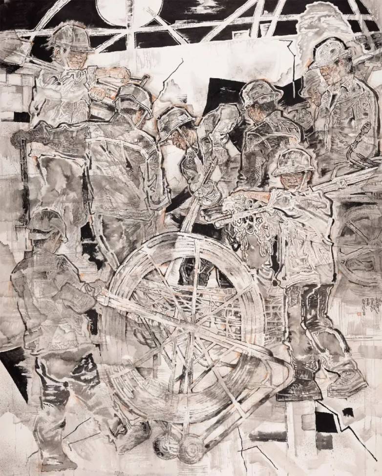 泰丰文化·国画名家丨黄环球:描绘时代画卷,展现人性光辉_作品_艺术