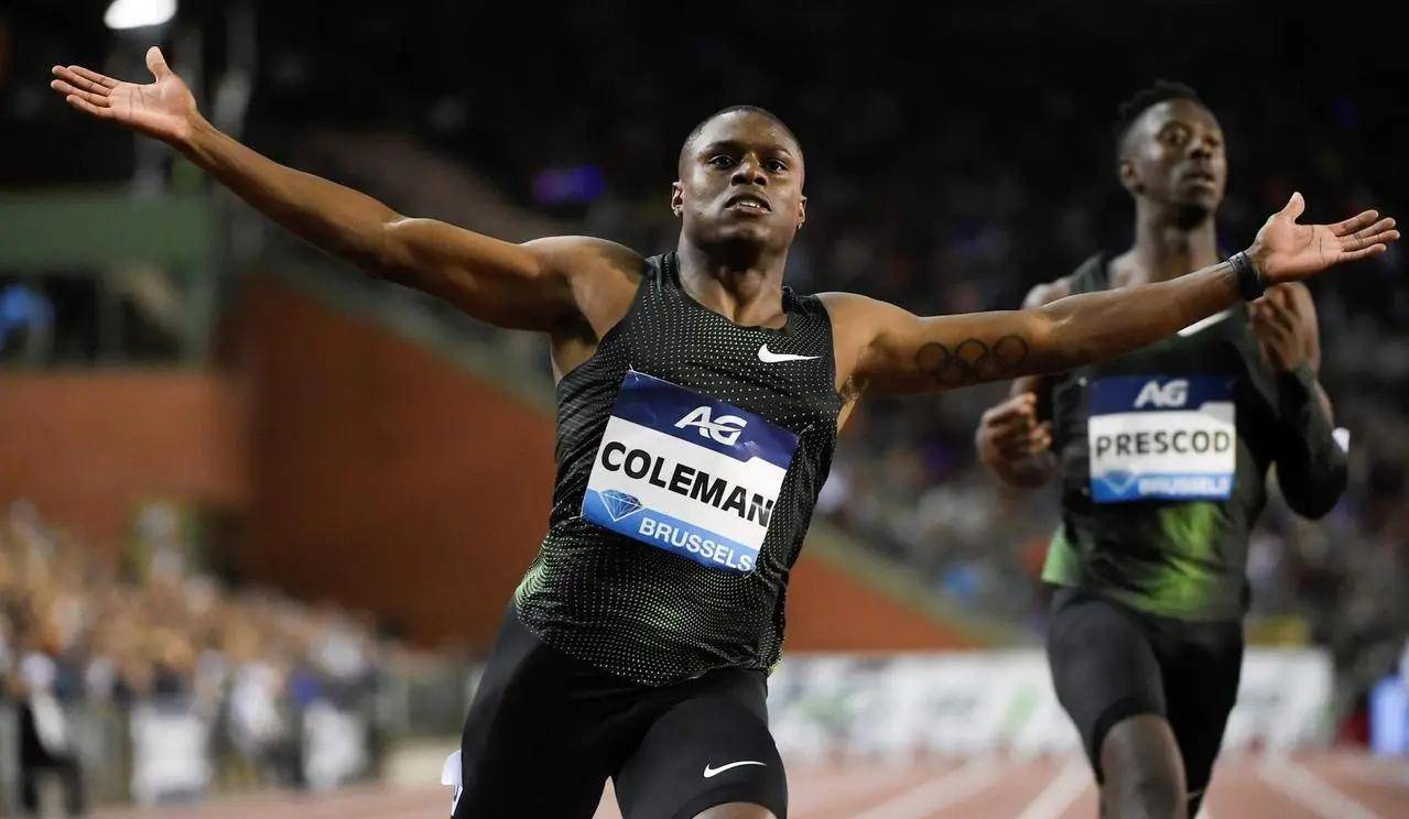 科尔曼6秒41上演王者归来莱尔斯摘银无缘超越短跑传奇博尔特