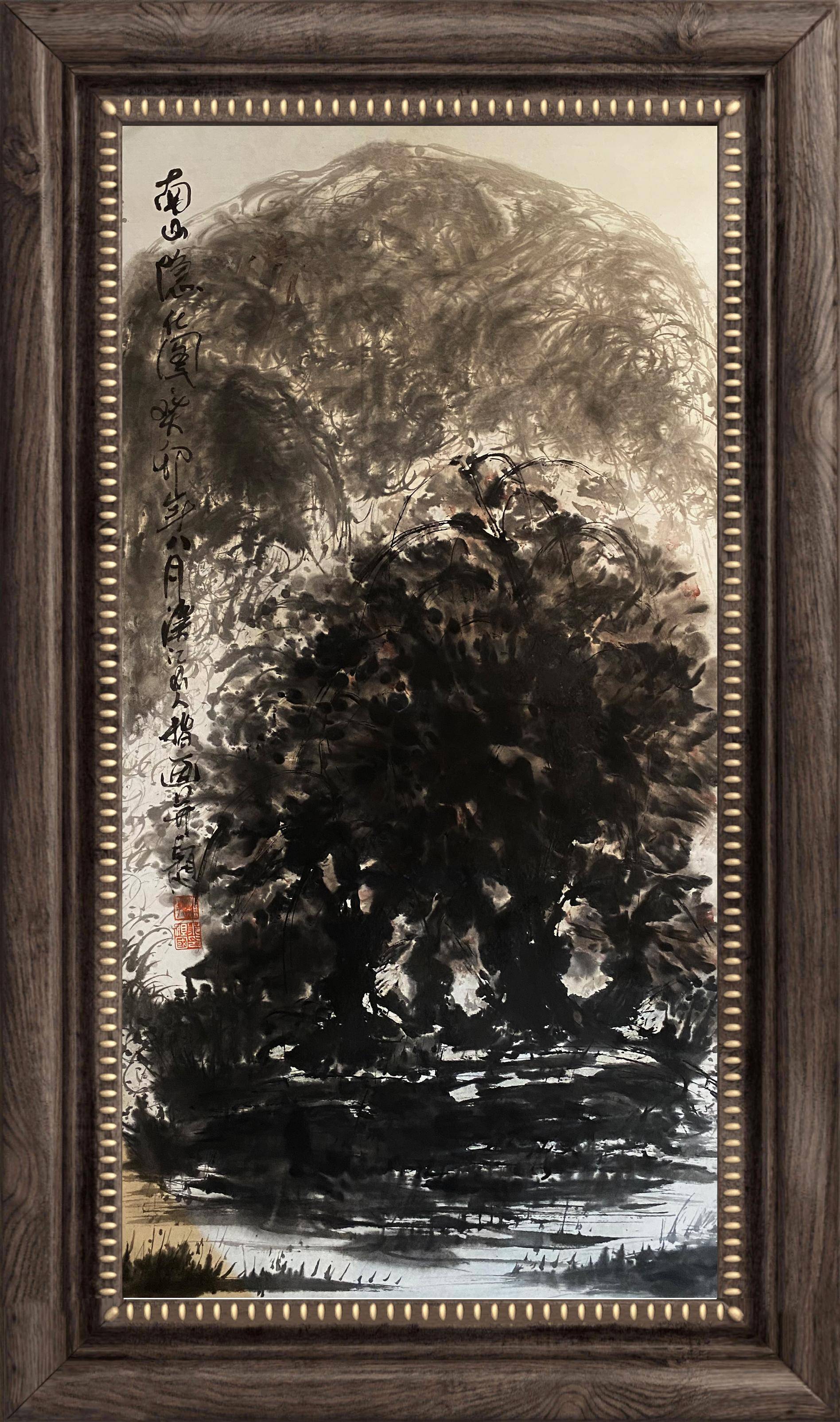 指间问心——国画大家朱祖国先生指墨艺术_作品_画面_笔墨