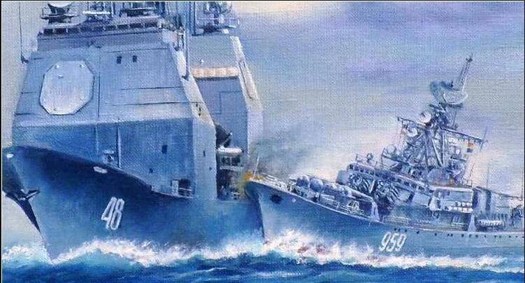 吉野舰和致远舰对比图片
