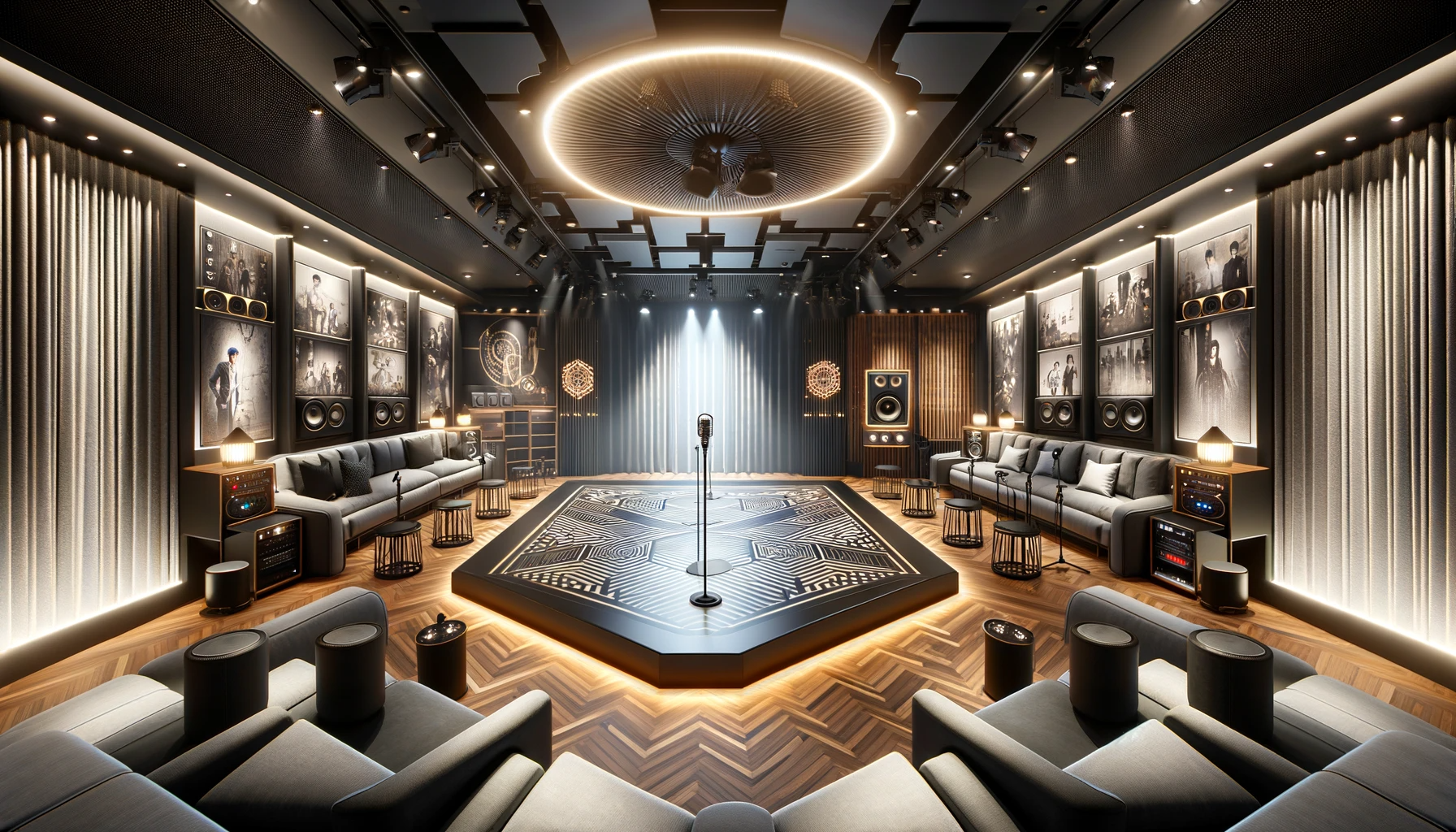 魅力四溢ktv装修中的地域风情与时尚点歌体验