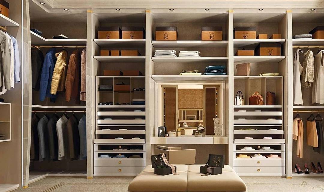 暖春"衣"始,这样的衣帽间才是女王标配!_空间_衣柜_衣服