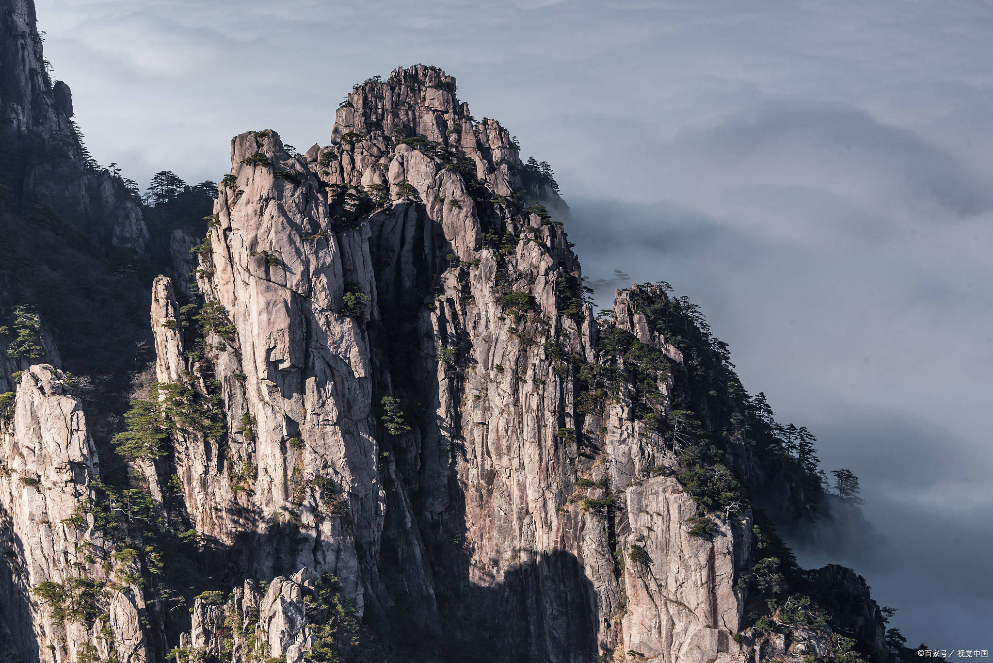 黄山的美丽景色图片