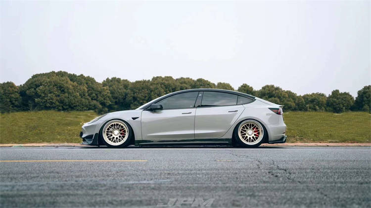 优雅风格 特斯拉model3改装airbft空气悬挂案例_搜狐汽车_搜狐网