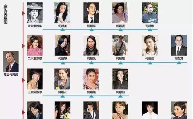 何鸿燊有4个妻子17个子女为何大房一脉死的死疯的疯