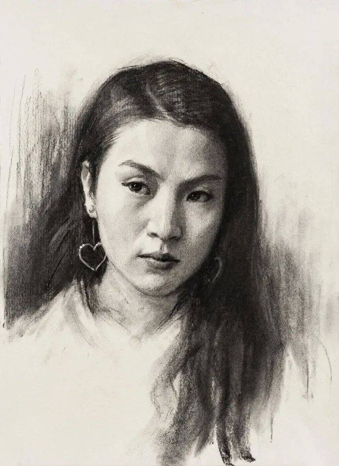美院附中集训中央美院教授贺羽素描作品欣赏