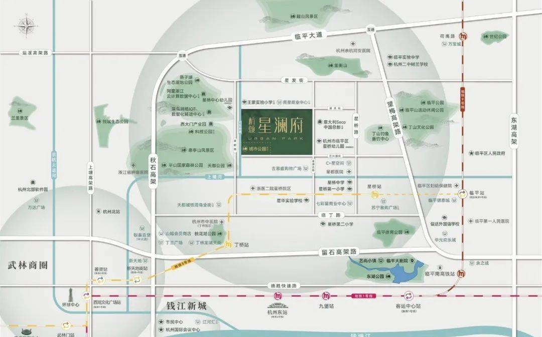 七彩星商业中心,苏宁易购广场(在建),天都城铁塔商业街,5km都会综合体