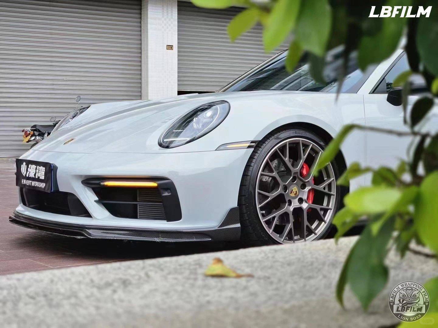 保时捷911-lb改色膜亚灰,简洁而不失大气_搜狐汽车_搜狐网