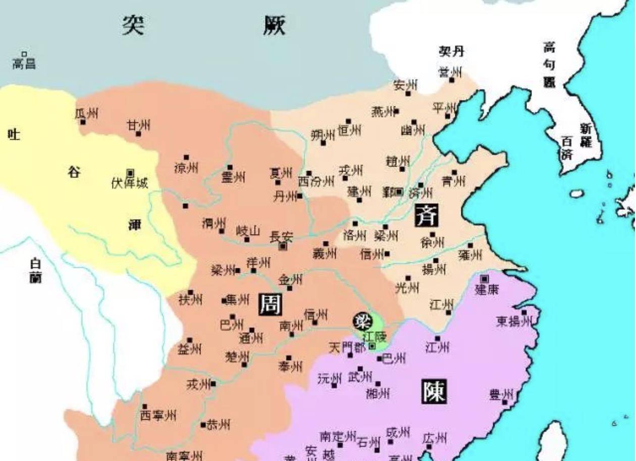 原创国祚32年的南朝陈为何在南朝4国中地盘最小陈霸先我出身低